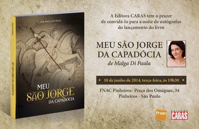 Lançamento do livro da Malga Di Paula sobre a Capadócia