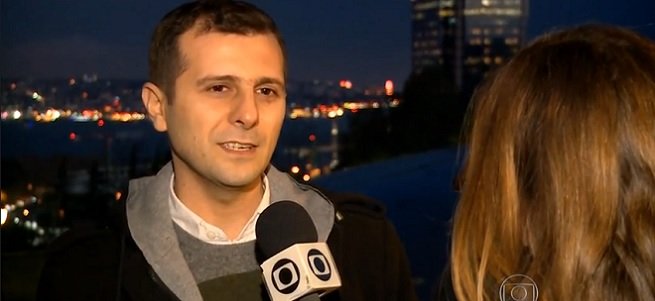 TV Globo entrevista diretor do CCBT em Istambul na ocasião da visita do Papa à Turquia