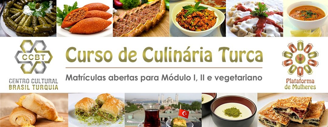 CCBT organiza cursos de culinária turca em São Paulo